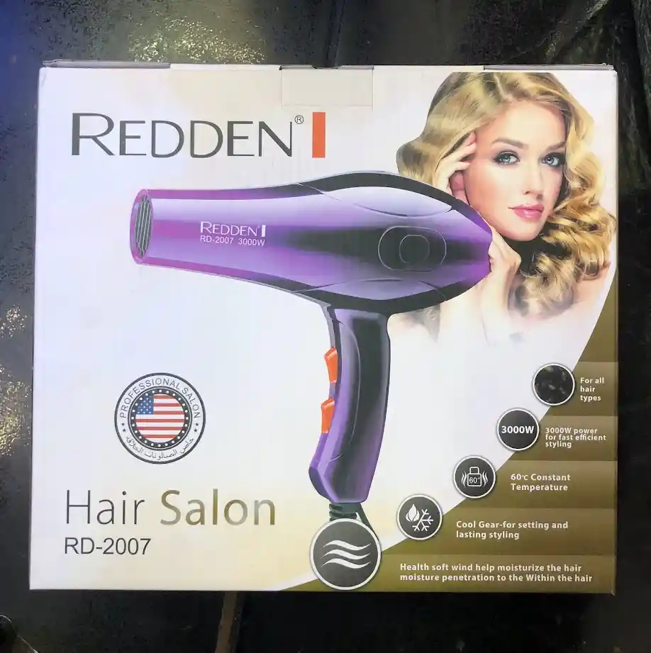 Secador Para Cabello De 3000 W Rd-2007 Redden Morado