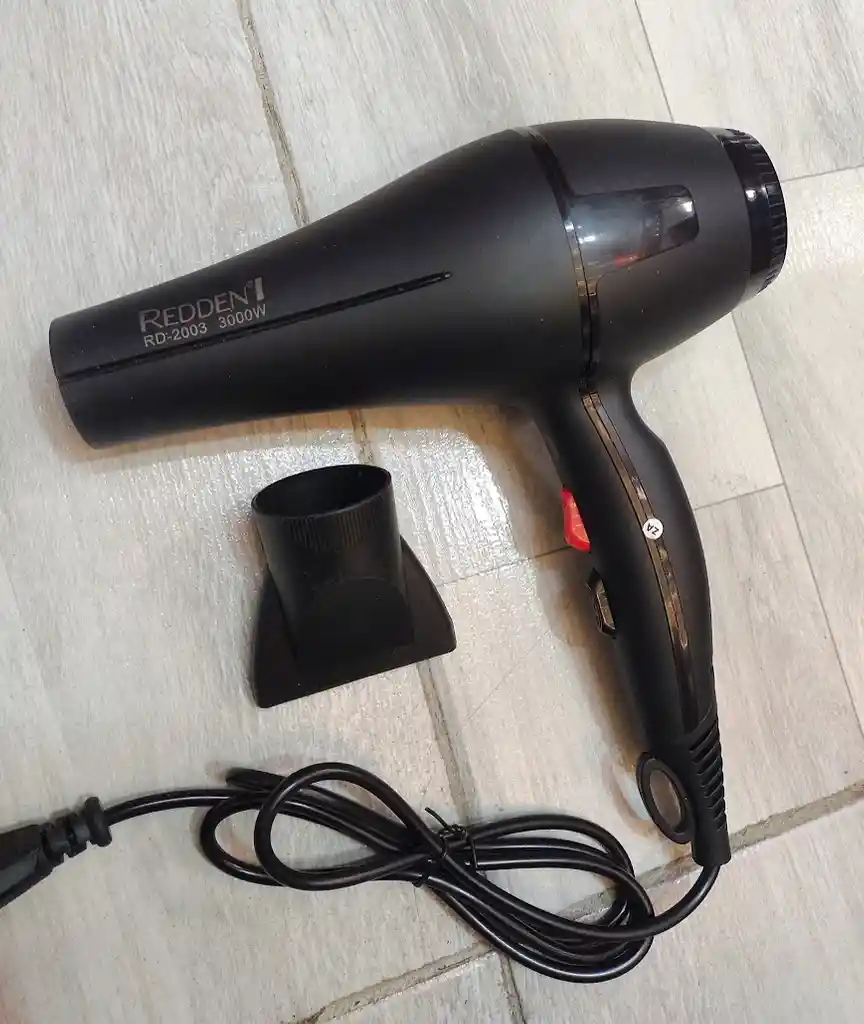 Secador Para Cabello De 3000 W Rd-2003 Redden Negro