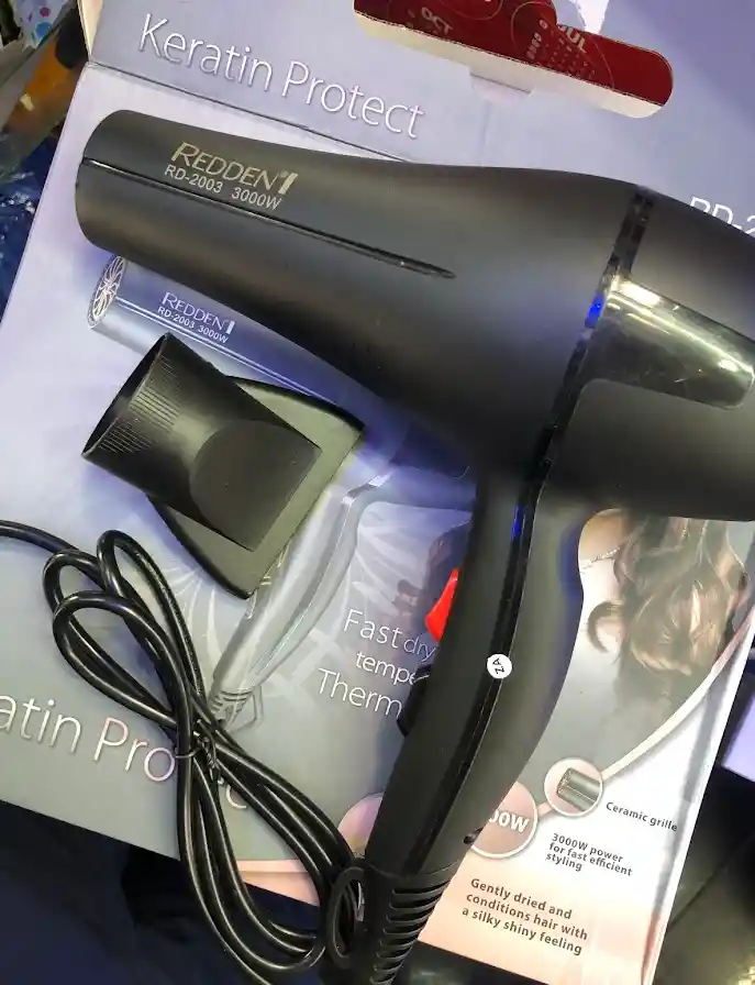 Secador Para Cabello De 3000 W Rd-2003 Redden Negro