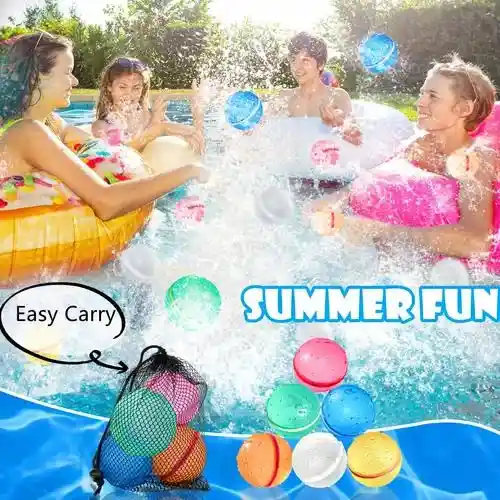 Bolas De Agua Magnética Reutilizables X6