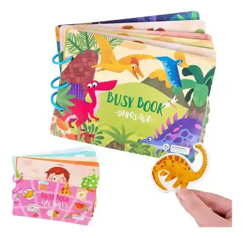 Libro De Aprendizaje Ingles Busy Book Montessori Didáctico