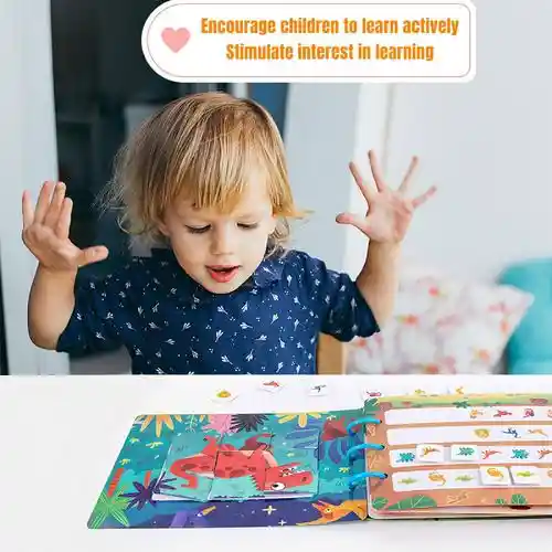 Libro De Aprendizaje Ingles Busy Book Montessori Didáctico