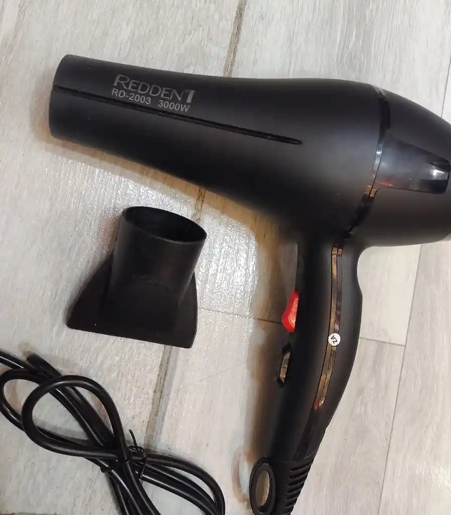 Secador Para Cabello De 3000 W Rd-2003 Redden Negro