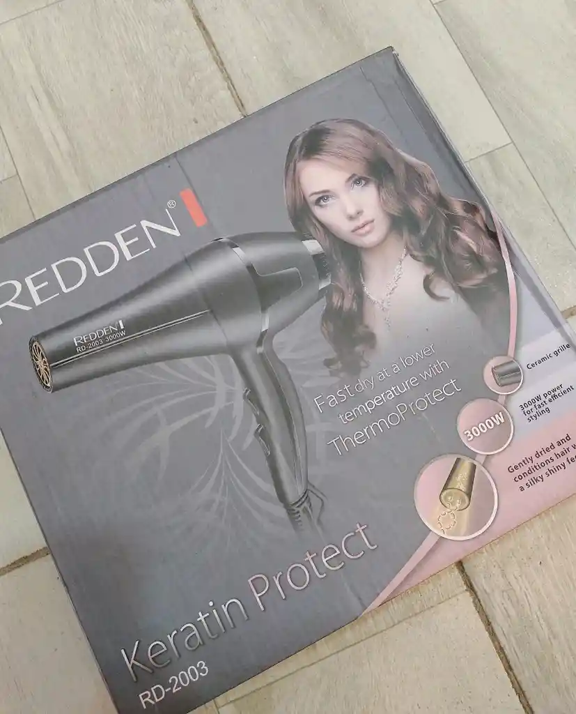 Secador Para Cabello De 3000 W Rd-2003 Redden Negro
