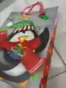 Bolsa De Regalo Navidad Pinguino De Navidad Mediana 32 Cm X 25 Cm