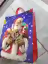 Bolsa De Regalo Navidad Papa Noel Con Dulces Mediana 32 Cm X 25 Cm