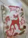 Bolsa De Regalo Navidad Reno Rojo Mediana 32 Cm X 25 Cm