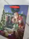 Bolsa De Regalo Navidad Papa Noel Chimenea Mediana 32 Cm X 25 Cm