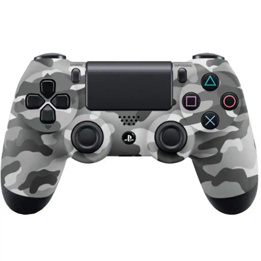 Control Joystick Inalámbrico Playstation Dualshock 4 Ps4 Jet Gray Militar Edition