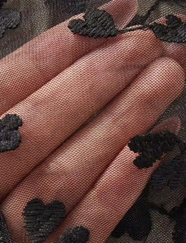 Set Corazones Bordados