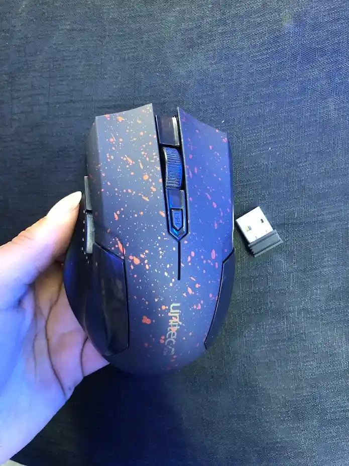 Mouse Inalambrico Negro Unitec 905