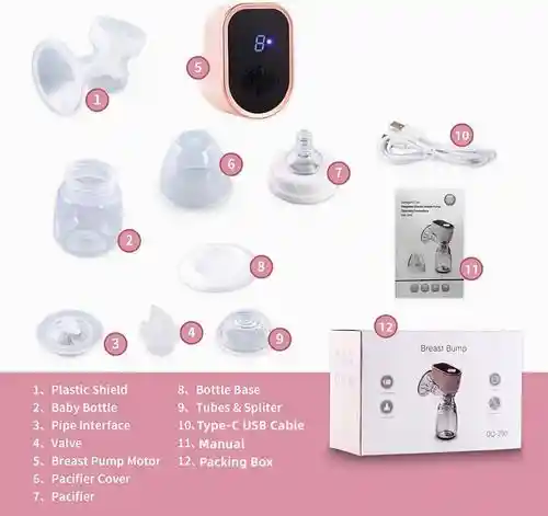 Extractor De Leche Inalambrico Portatil Tira Leche Electrico