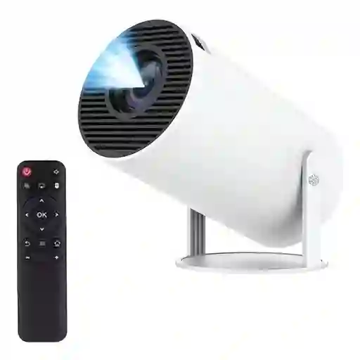 Proyector Ultra Hd Mini Duplicación Wifi 4k Android 11 Color Blanco