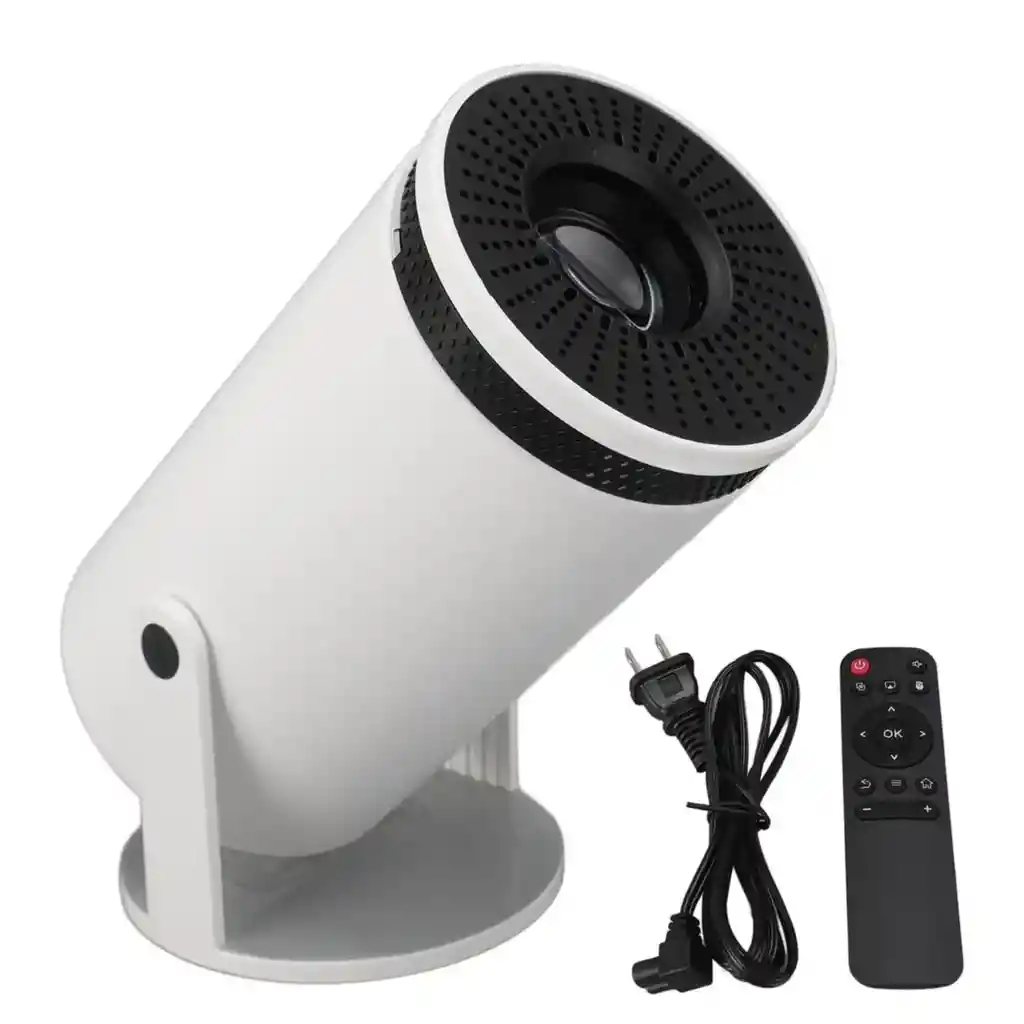 Proyector Ultra Hd Mini Duplicación Wifi 4k Android 11 Color Blanco