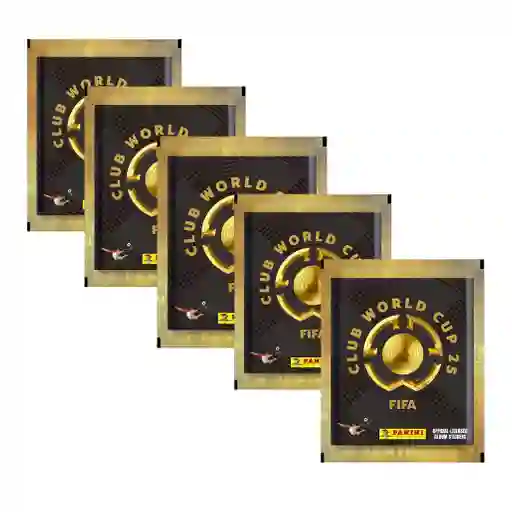 5 Sobres De Laminas Para El Album Copa De Clubes 2025 Panini