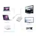 Adaptador Usb Tipo Type C 3.1 A Vga Color Blanco