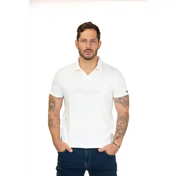 Camiseta Polo Slim Fit Beige