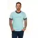 Camiseta Slim Fit C/r Menta