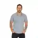 Camiseta Polo Slim Fit Gris