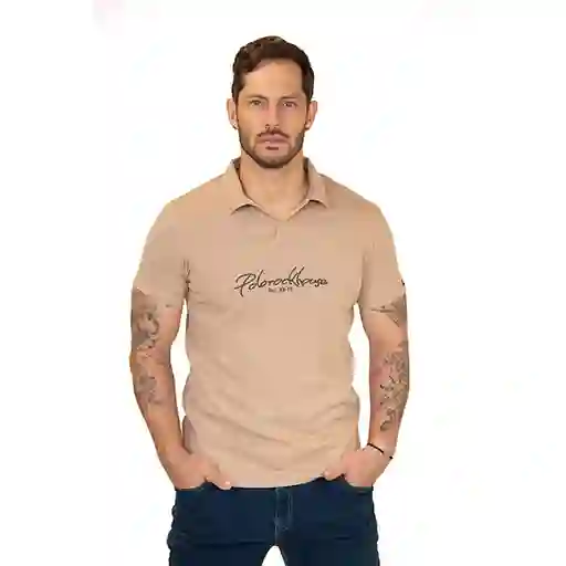 Camiseta Polo Slim Fit Café