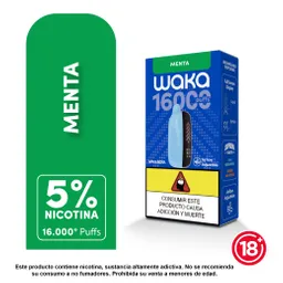 Vape Waka Menta 16000 Puffs 5%
