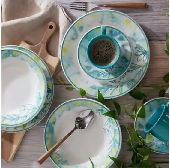 Vajilla Corona 4 Puestos/16 Piezas Cala