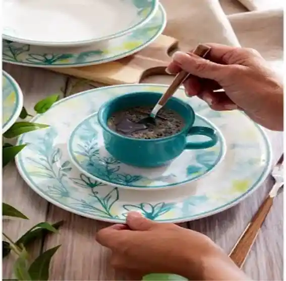 Vajilla Corona 4 Puestos/16 Piezas Cala