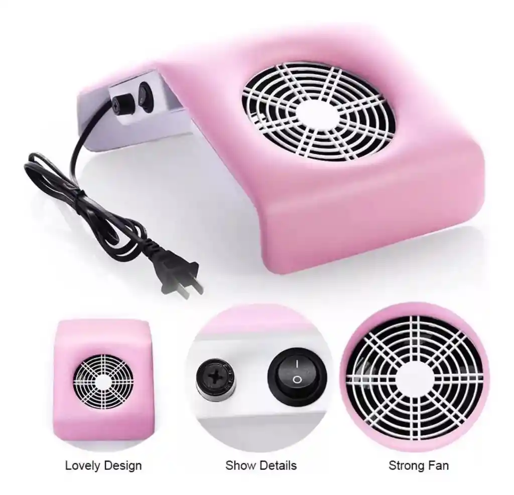 Extractor Polvo Uñas Acrílicas Aspirador Manicura Silencioso
