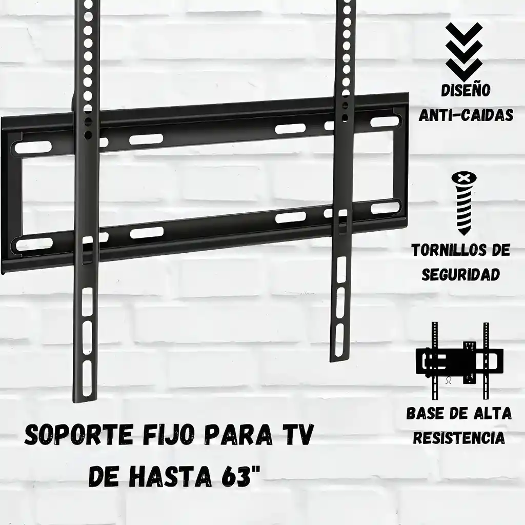 Base Soporte Fijo Televisor Tv Plasma Pantalla 26 A 63