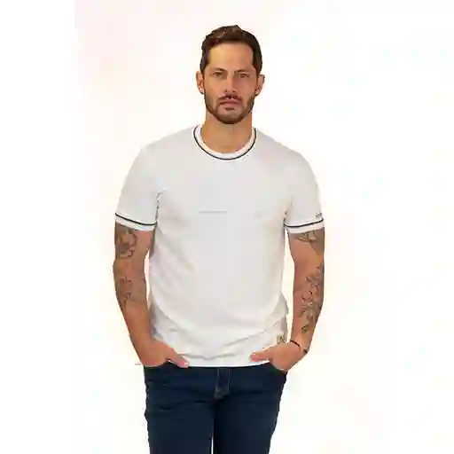 Camiseta Slim Fit C/r Blanca