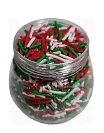 Grageas Navideñas Mix Jimmies X 125 Grs