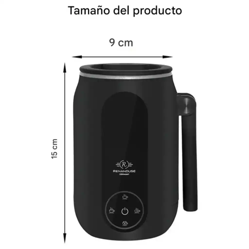 Chocolatera Y Espumador De Leche Eléctrico 250ml Digital