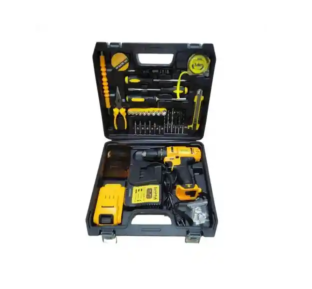 Set De Herramientas Eléctricas Adeite 12v – Taladro Recargable Y Accesorios Pro