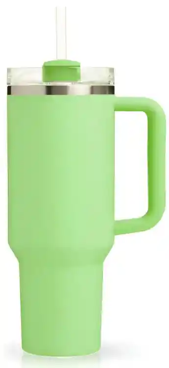 Termo Vaso Conserva Temperatura 1.200ml Innovo Pitillo Verde - Verde Claro