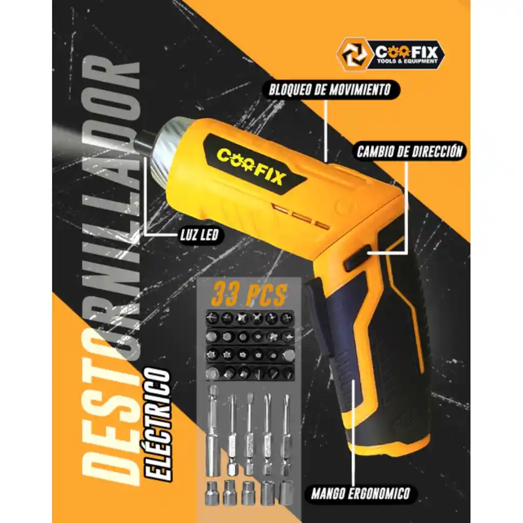 Destornillador Inalambrico Coofix