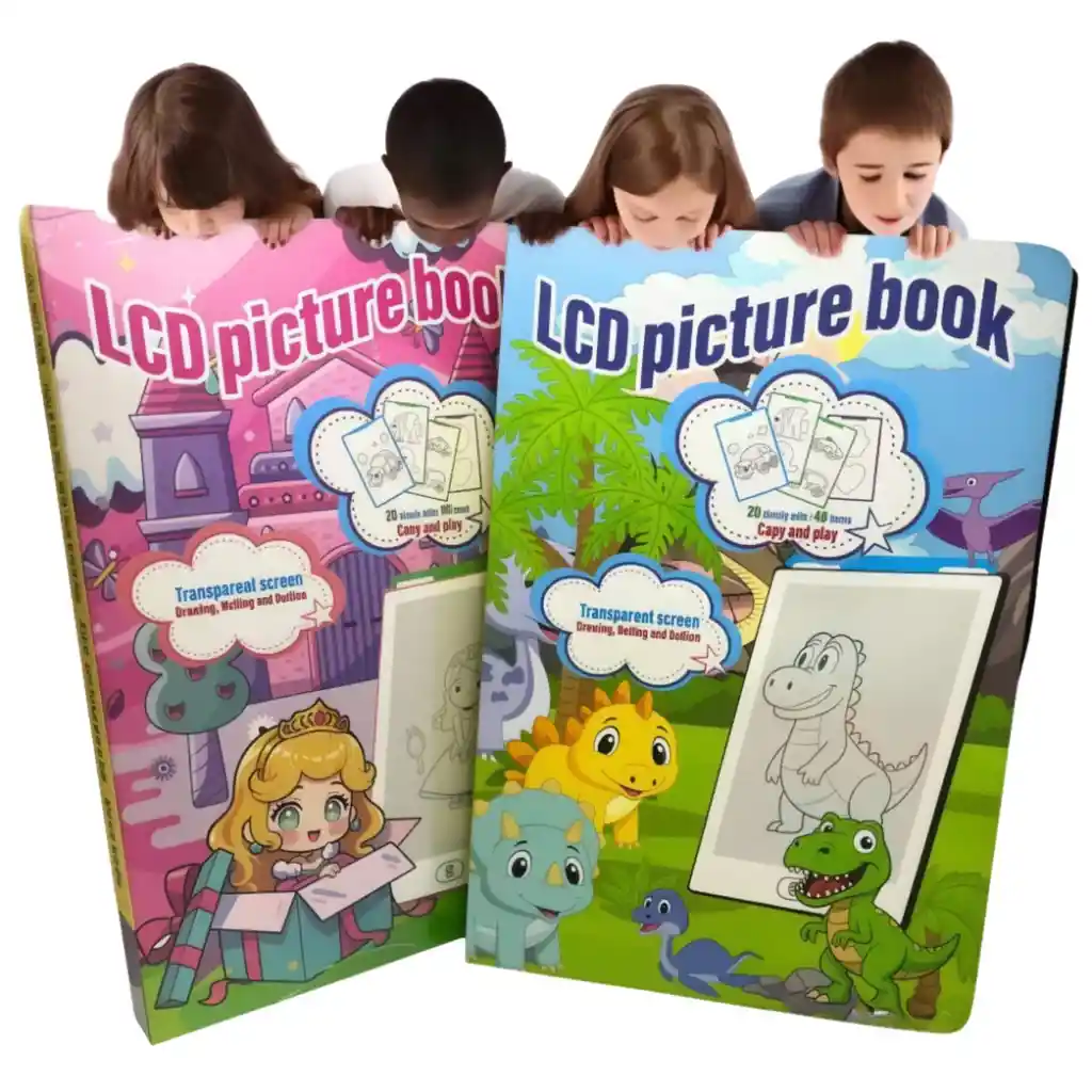Tableta Mágica Libro Educativo Lcd Para Niños + Plantillas