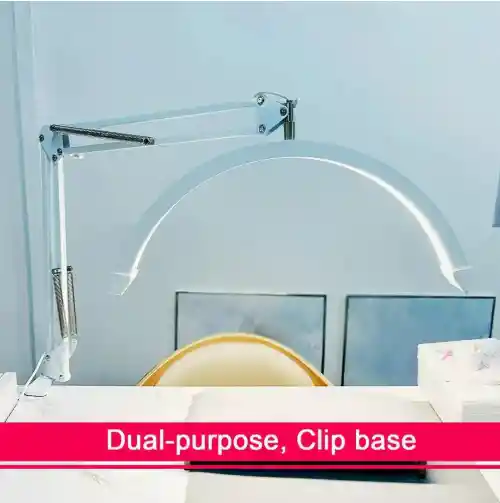 Lampara Media Luna 2 En 1 De Escritorio Para Manicure