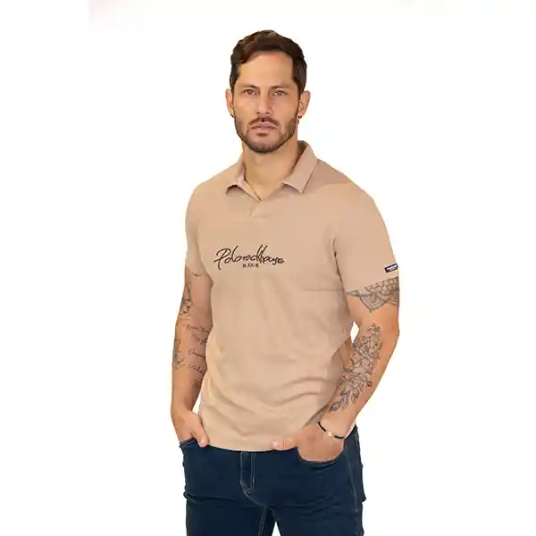 Camiseta Polo Slim Fit Café