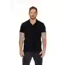 Camiseta Polo Slim Fit Negra