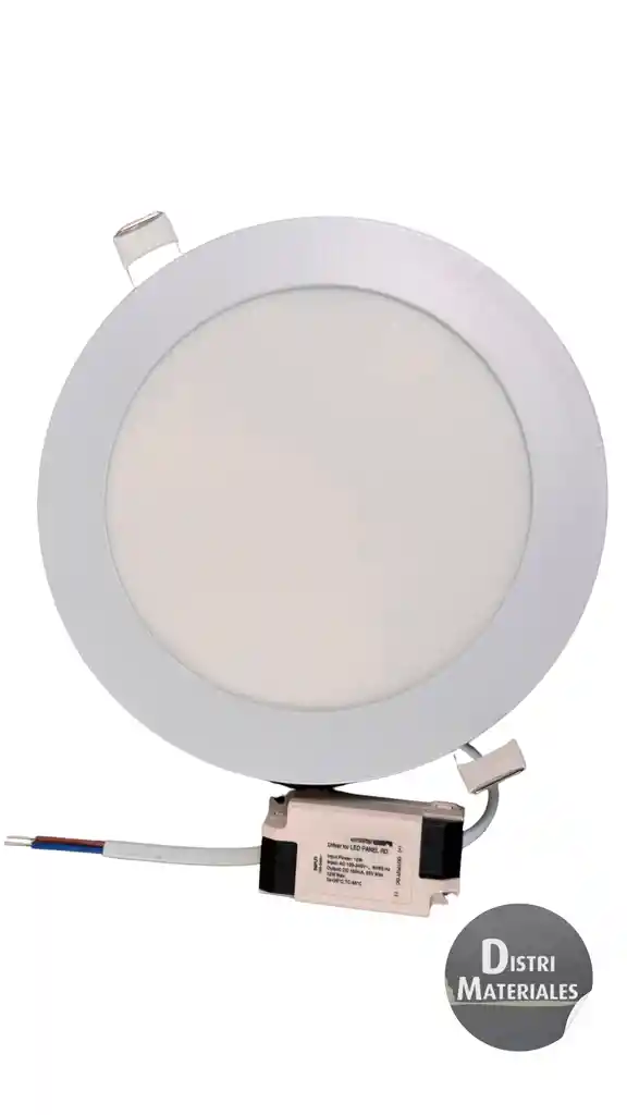 Panel Led Incrustar 12 W Luz Blanca