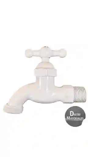 Llave Jardin Plástica 1/2" Gricol