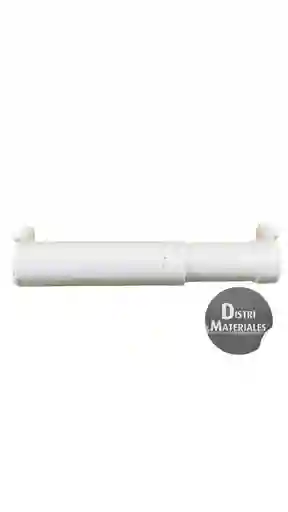 Tubo Papel Higienico Plastico Blanco