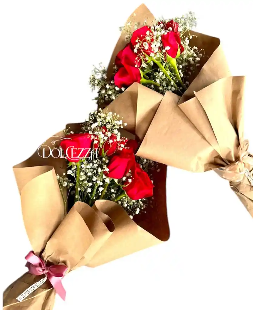 Flores Rosas Rojas Duo