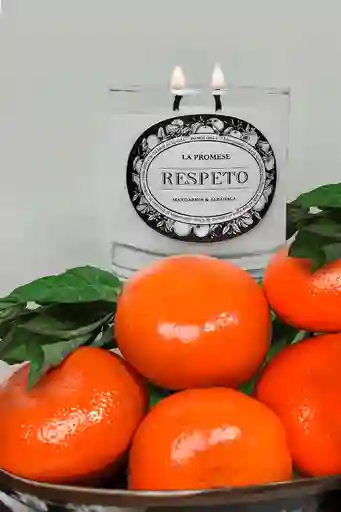 Respeto Vela Perfumada (mandarina & Albahaca)