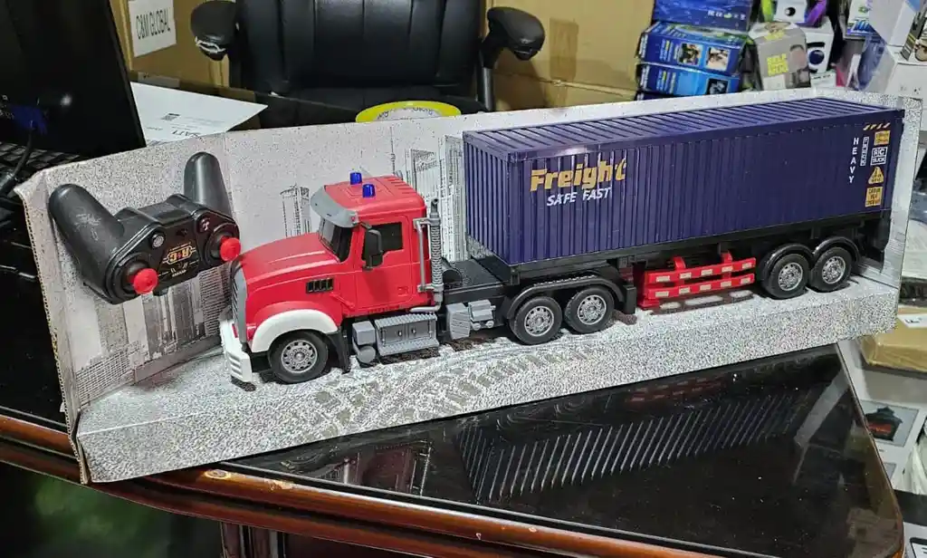 Tractomula Tráiler Camión Control Remoto Juguete Para Niños