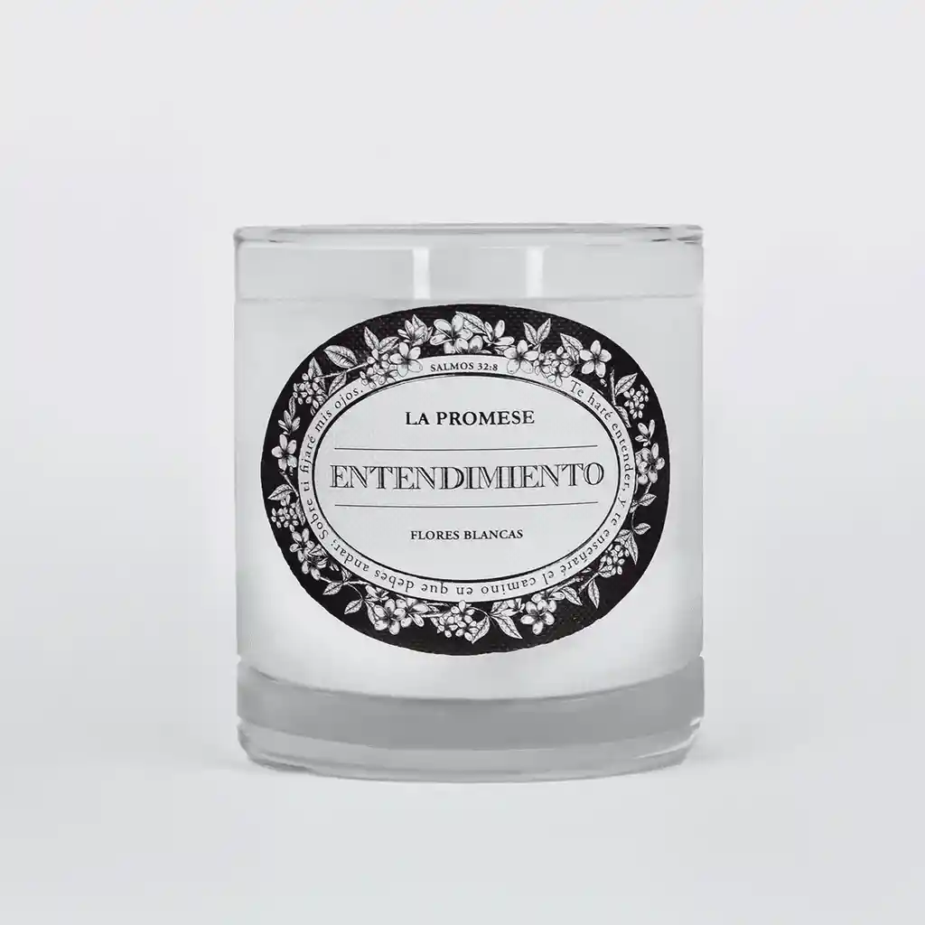 Entendimiento Vela Perfumada (flores Blancas)