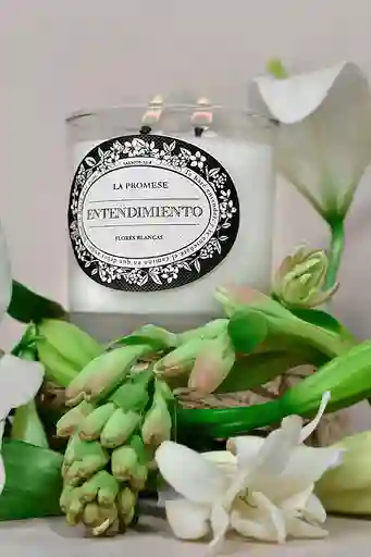 Entendimiento Vela Perfumada (flores Blancas)