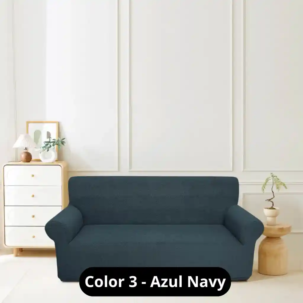 Protector De Sofá Yacqard 2 Puestos Unicolor
