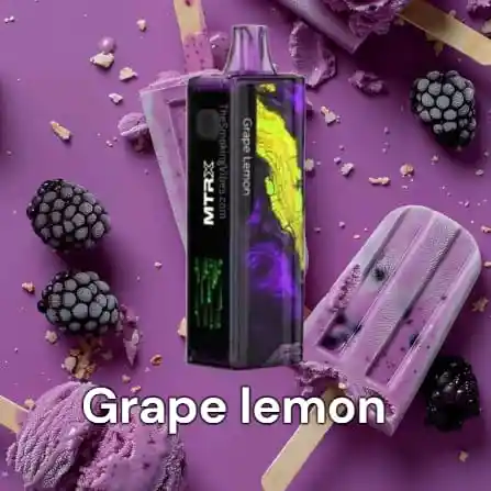 Vapeador Mtrx 12.ooo Puffs Grape Lemon