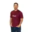 Camiseta Slim Fit C/r Vinotinto